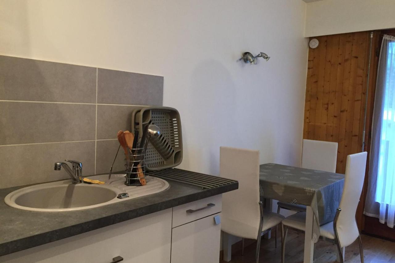 Studio With Balcony In Chamonix Apartment Bagian luar foto