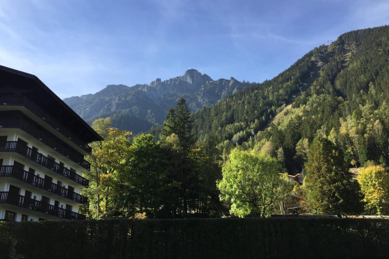 Studio With Balcony In Chamonix Apartment Bagian luar foto
